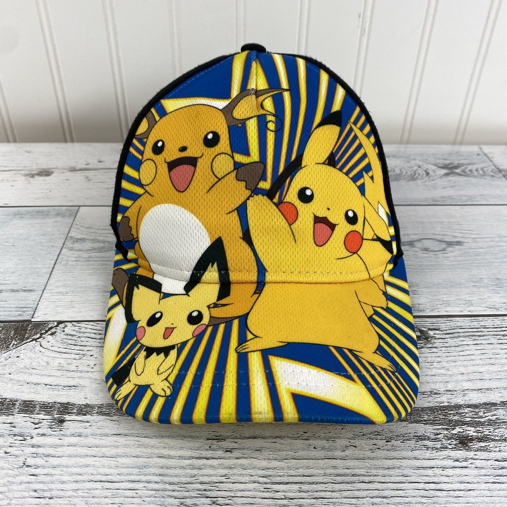 Pokemon Hat Cap Pikachu Adjustable Snapback -‎ Youth